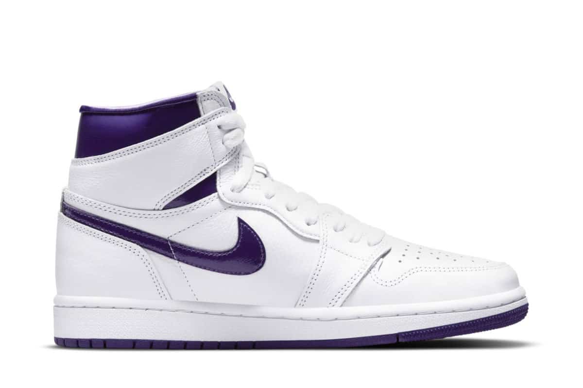 Air Jordan 1 High WMNS White Court Purple CD0461-151 3