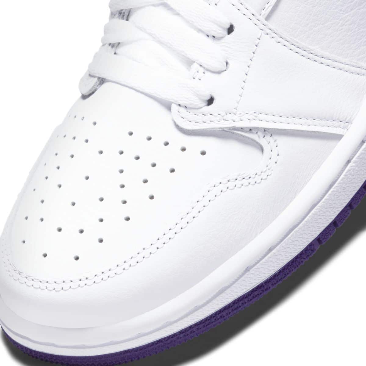 Air Jordan 1 High WMNS White Court Purple CD0461-151 7