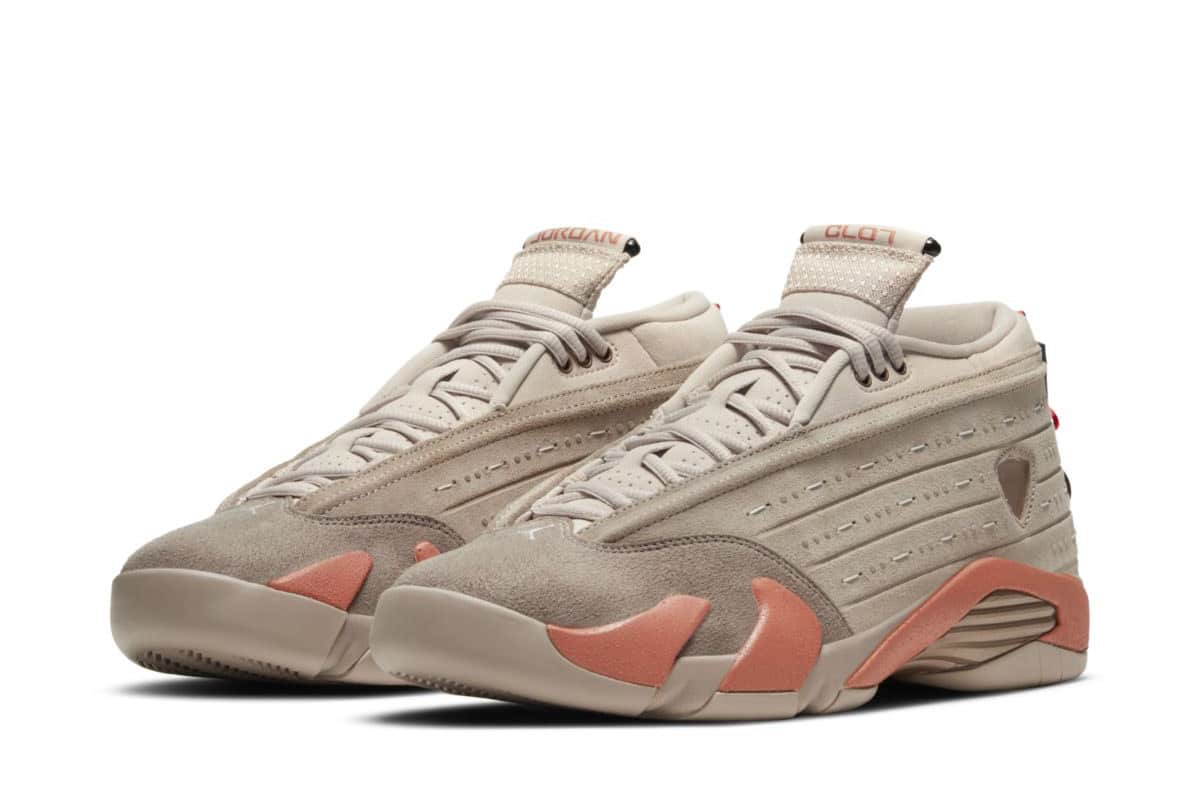 Clot x Air Jordan 14 Low Terracotta DC9857-200 4