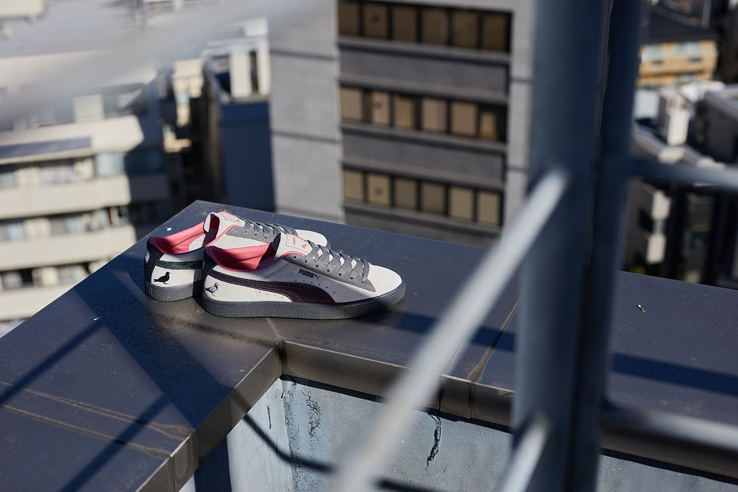 atmos x Staple x Puma Suede Pigeon and Crow 16