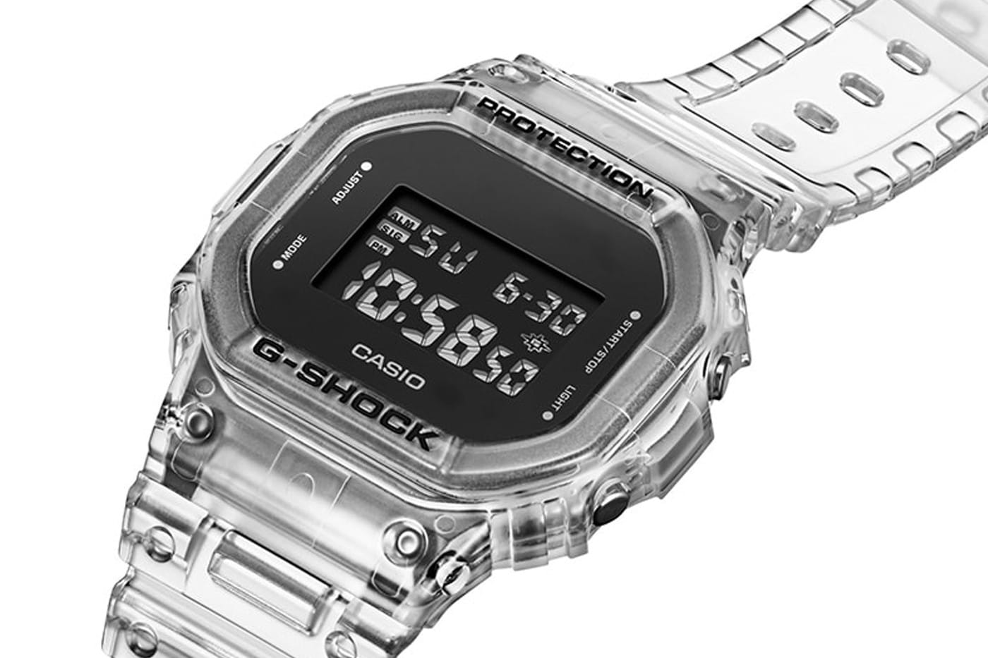 przezroczysty zegarek Casio G-Shock DW-5600 2