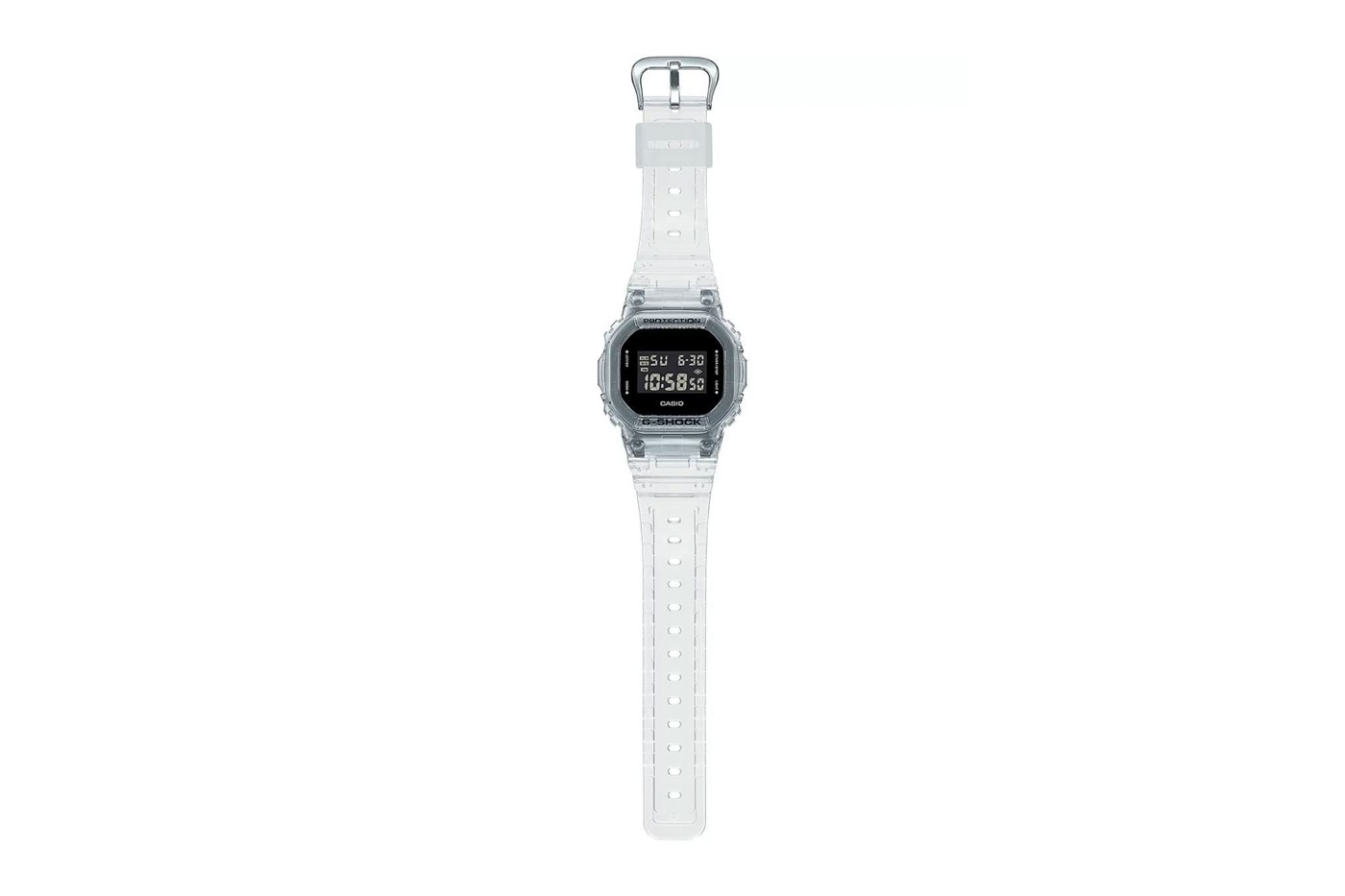 przezroczysty zegarek Casio G-Shock DW-5600 5