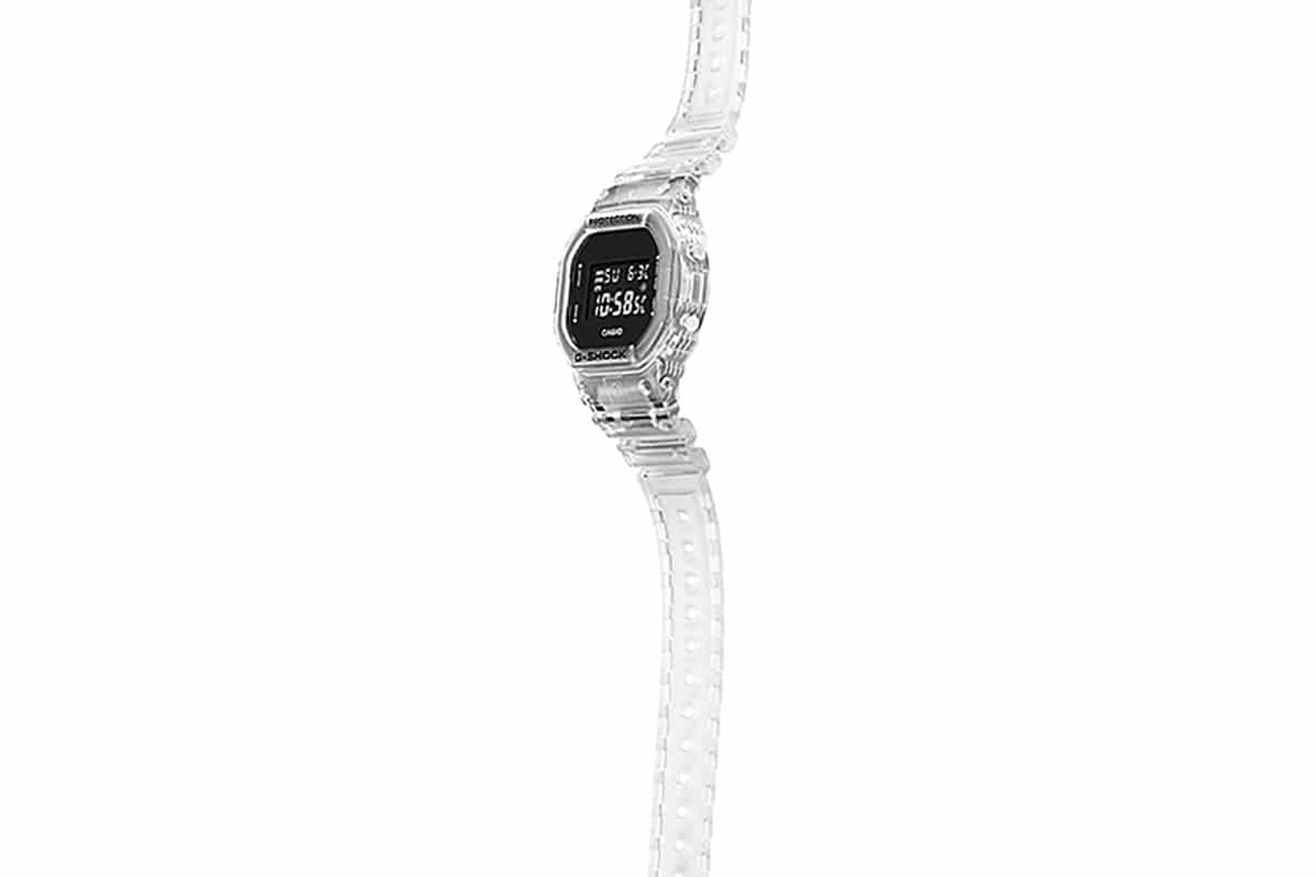 przezroczysty zegarek Casio G-Shock DW-5600 6