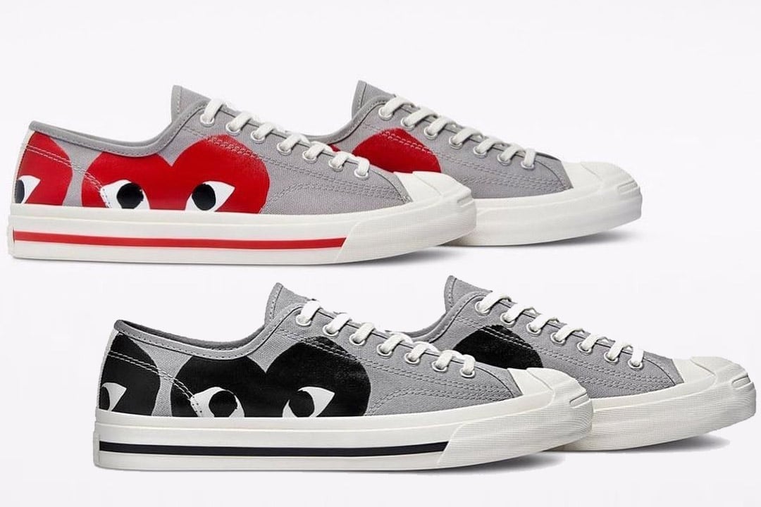 converse jack purcell x comme des garcons play