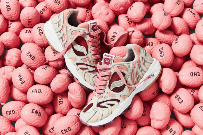 END x Saucony Azura 2000 Brain END x Saucony Azura 2000 Brain