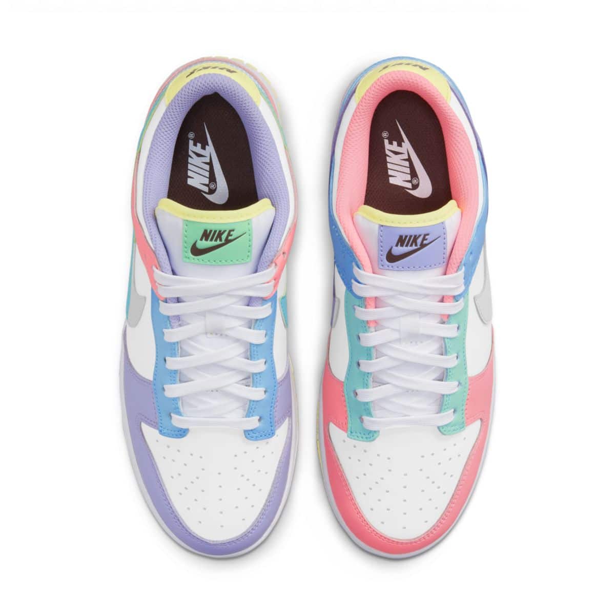 NIKE DUNK LOW WMNS SE White Green Glow Sunset Pulse DD1872-100 5