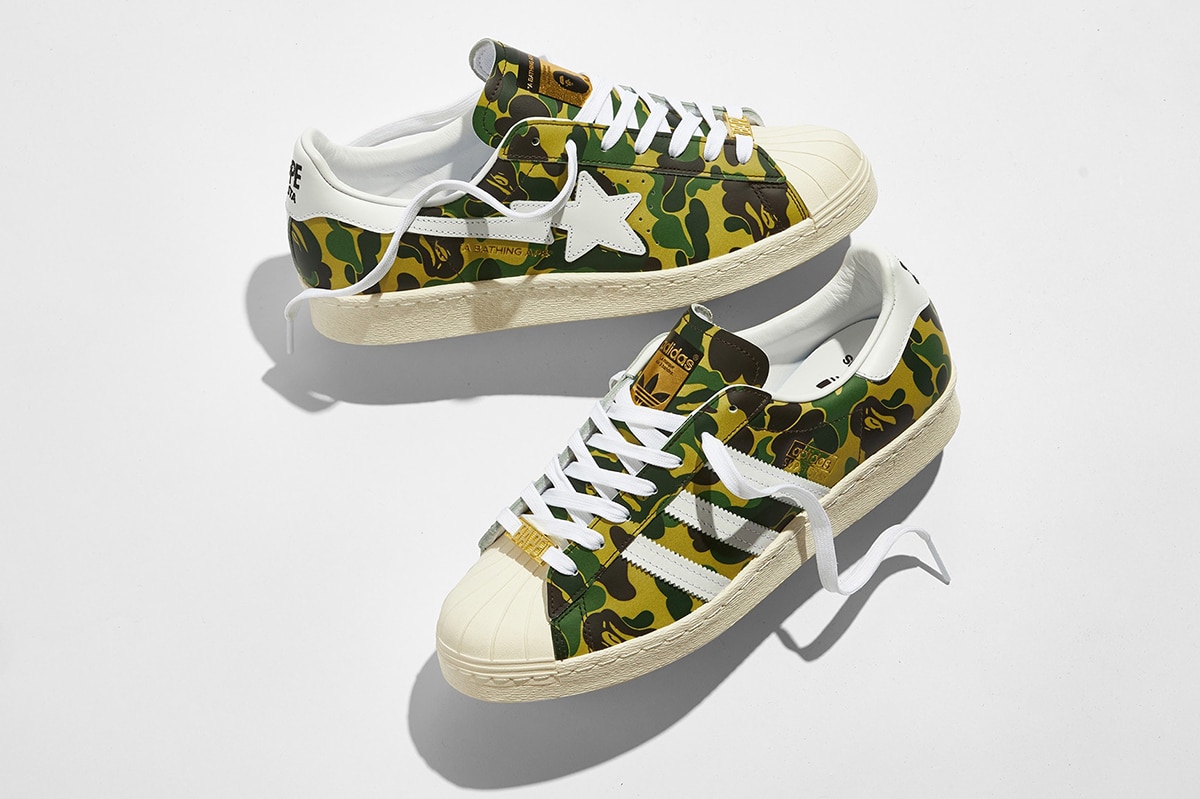 BAPE × adidas Superstar 80s ABC CAMO 1
