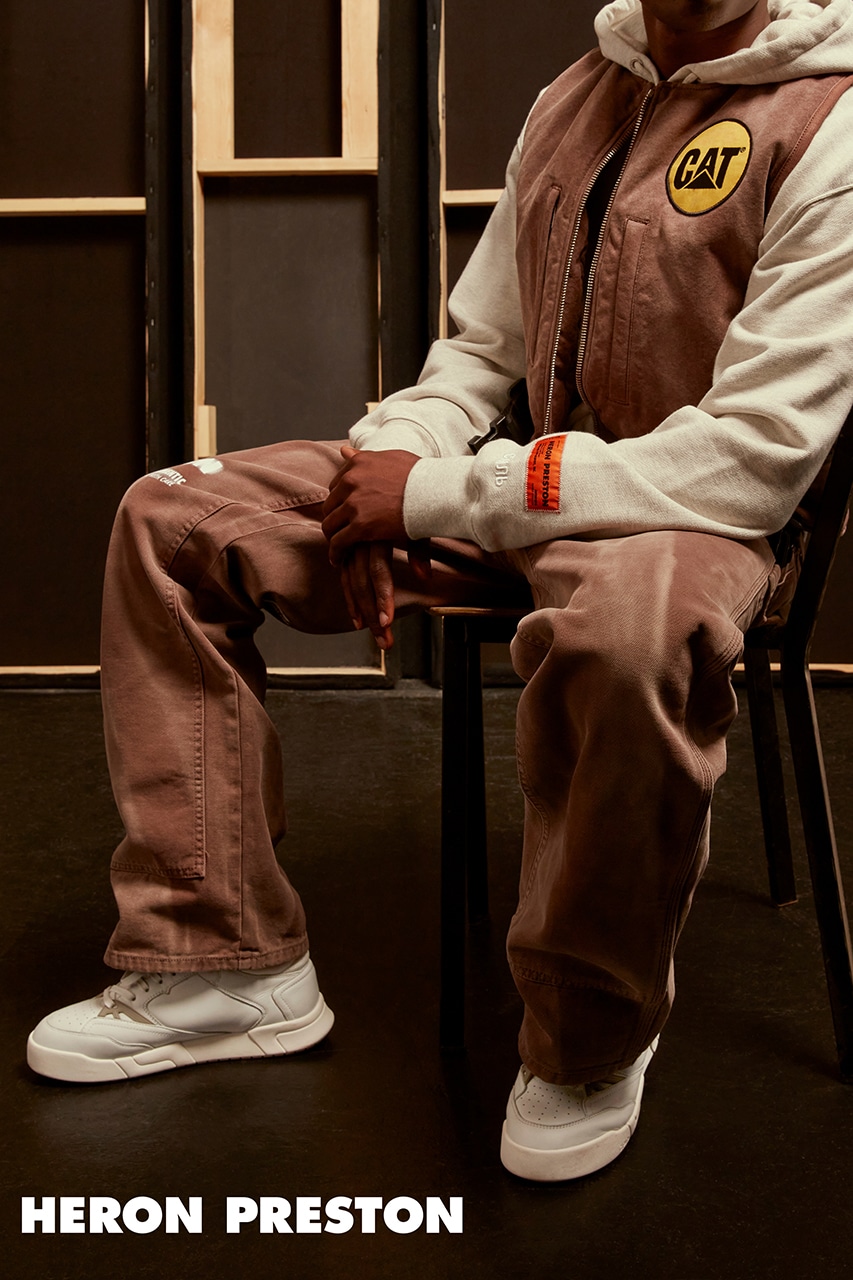 Kolekcja Heron Preston x Caterpillar cat power ss21 2