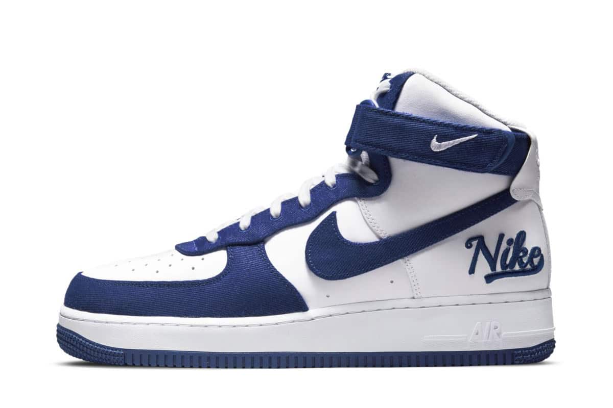 Nike Air Force 1 High EMB Dodgers DC8168-100 2