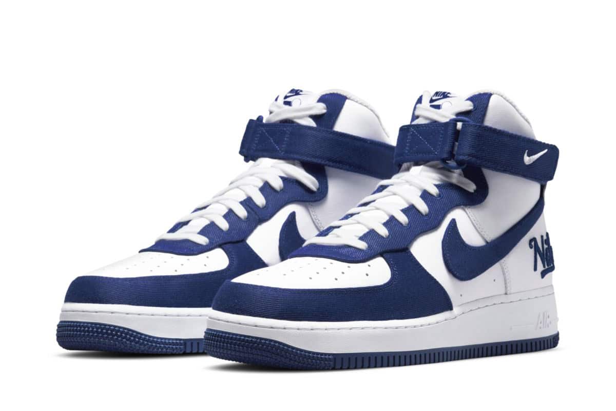 Nike Air Force 1 High EMB Dodgers DC8168-100 4