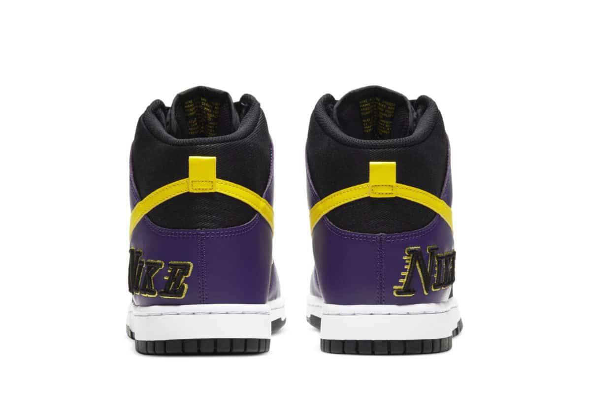 Nike Dunk High emb lakers DH0642-001 6