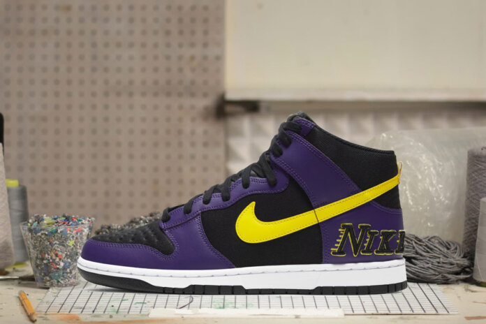 Nike Dunk High emb lakers DH0642-001 Nike Dunk High emb lakers DH0642-001