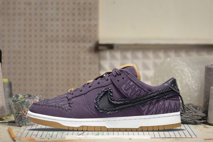 Nike Dunk Low N7 Dark Raisin Black White kopia Nike Dunk Low N7 Dark Raisin Black White kopia