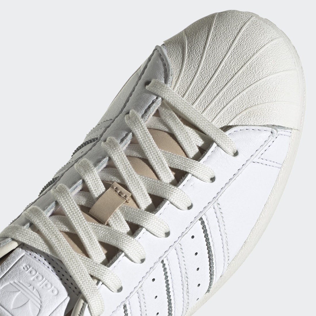 adidas superstar white tan FY5477 4