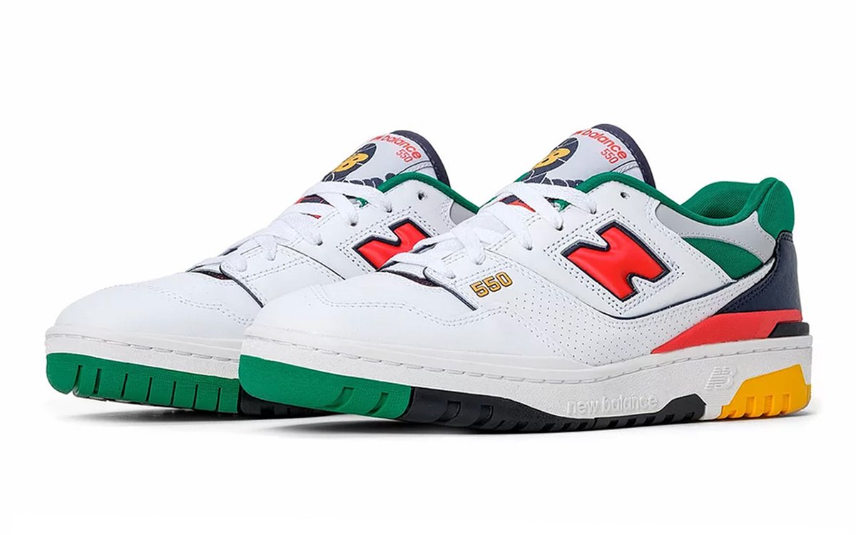 new balance 550 white multicolor 3