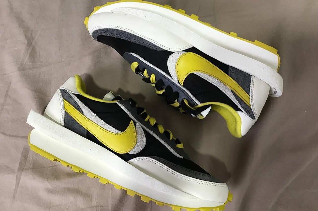 undercover x sacai x nike ldwaffle bright citron zdjecia 1