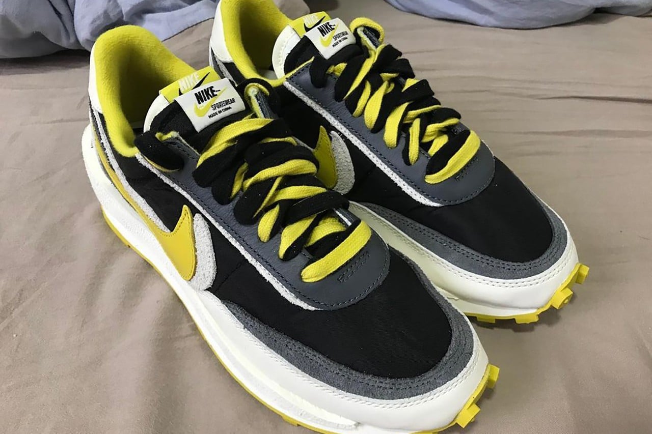 undercover x sacai x nike ldwaffle bright citron zdjecia 2