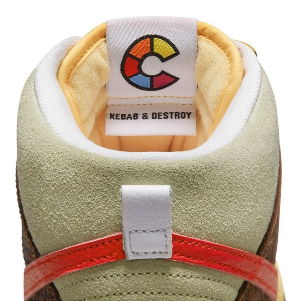 Color Skates x Nike SB Dunk High Kebab and Destroy 8