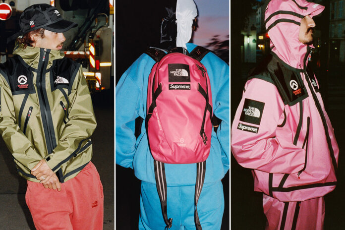 Lookbook supreme x the north face su21