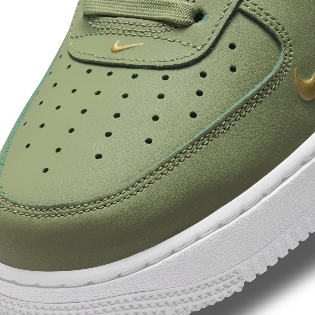 Nike Air Force 1 Low Green Gold Swoosh DA8481-300 1