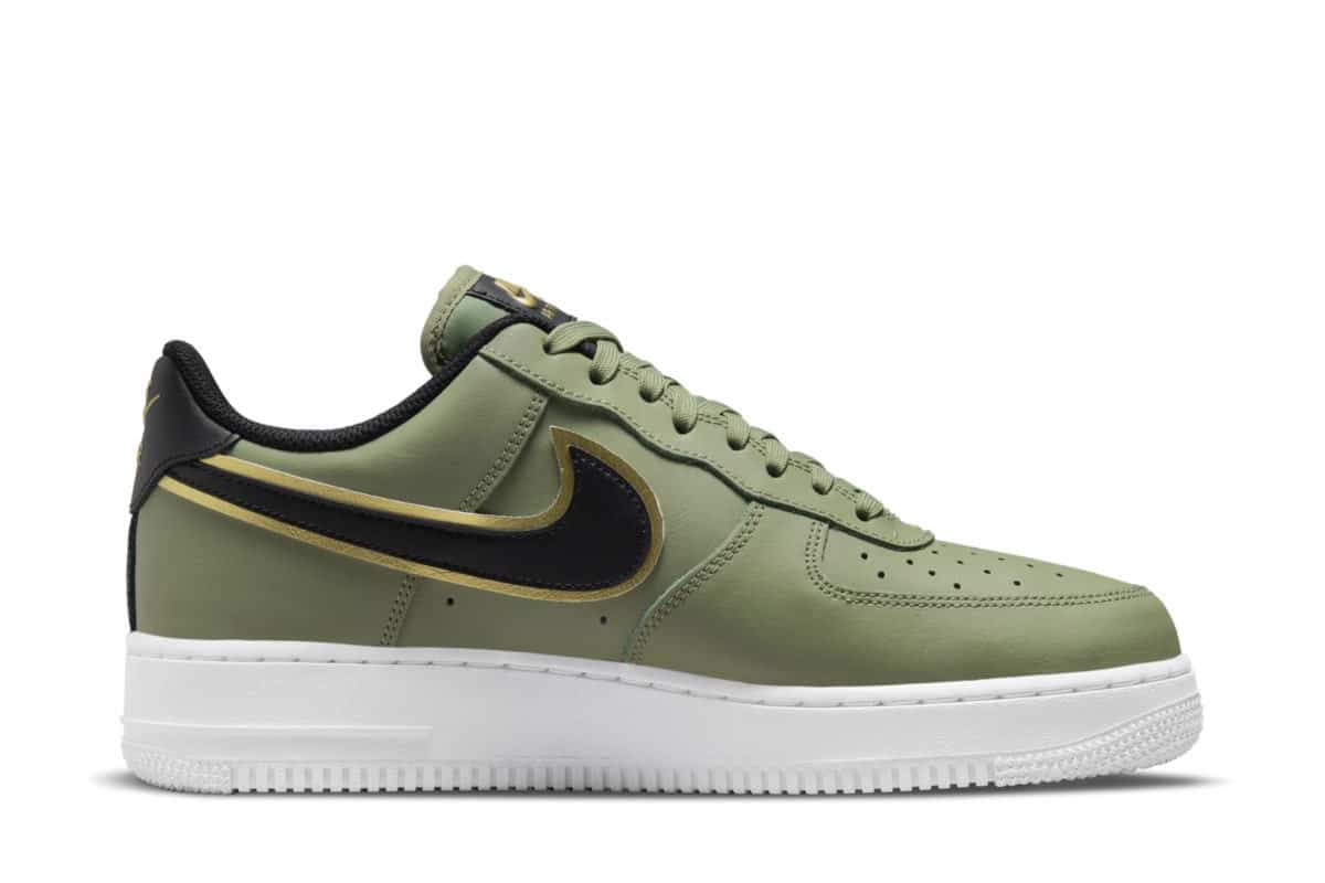 Nike Air Force 1 Low Green Gold Swoosh DA8481-300 3