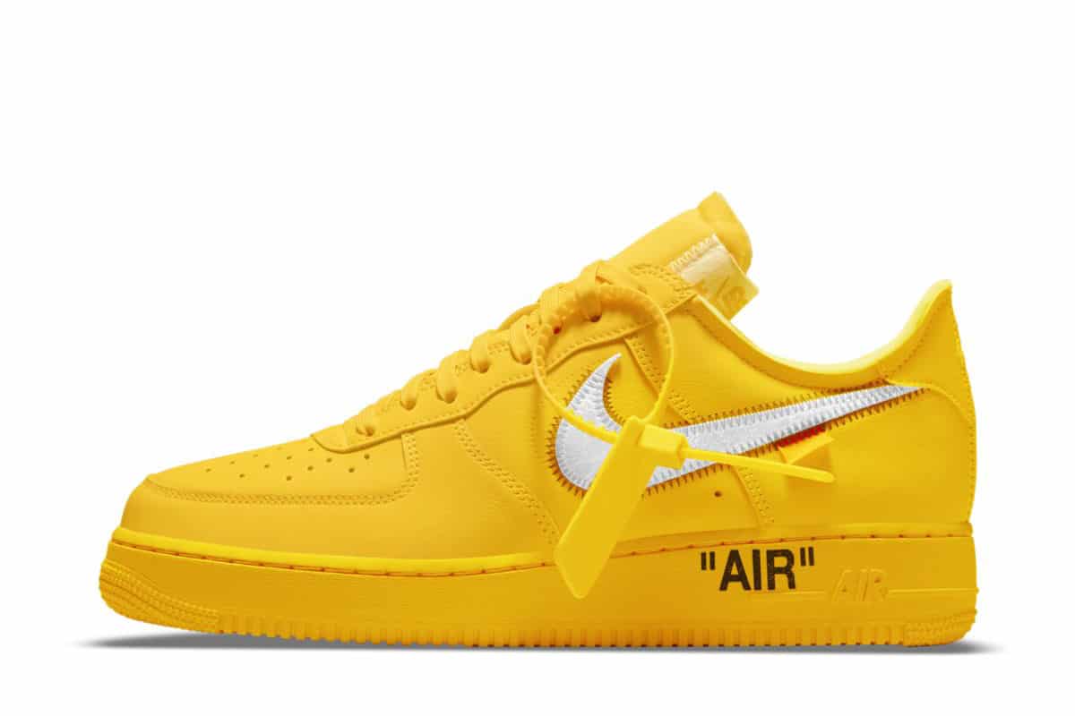 Off-White x Nike Air Force 1 Low University Gold DD1876-700 2