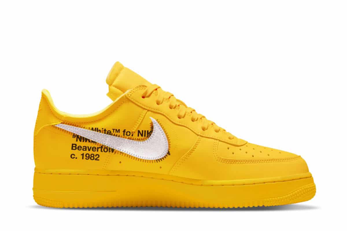 Off-White x Nike Air Force 1 Low University Gold DD1876-700 3