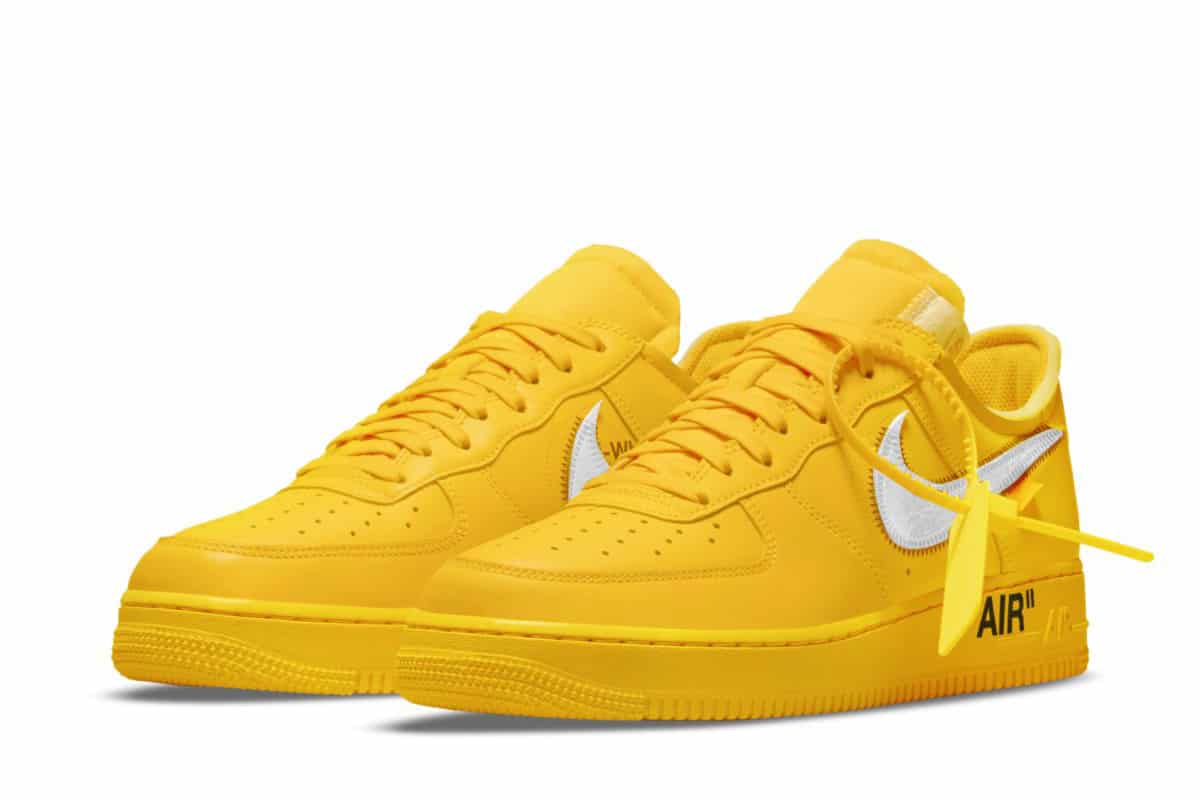 Off-White x Nike Air Force 1 Low University Gold DD1876-700 4
