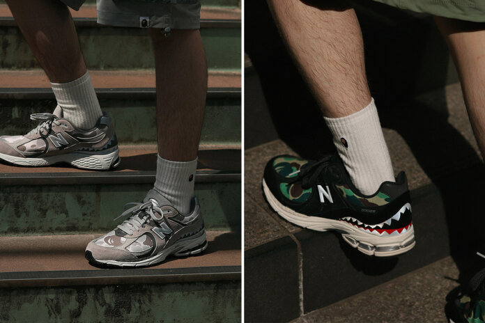 bape x new balance 2002r apes together strong bape x new balance 2002r apes together strong