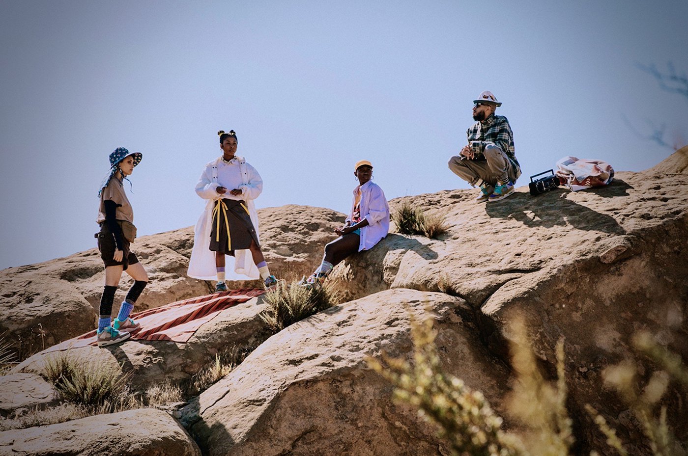 lookbook union x air jordan 4 tent and trail 12