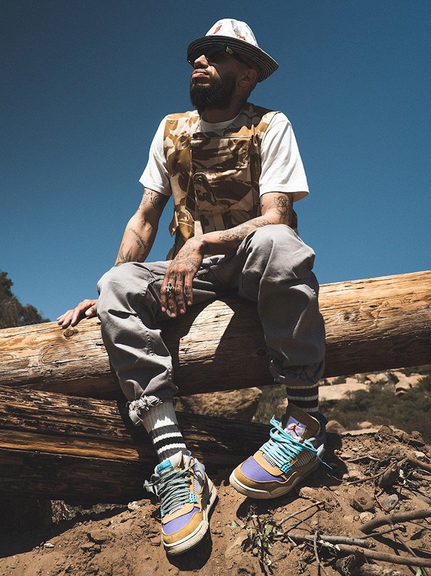 lookbook union x air jordan 4 tent and trail 6