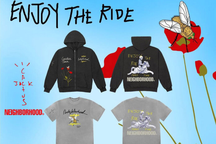 travis scott cactus jack x neighborhood ss21