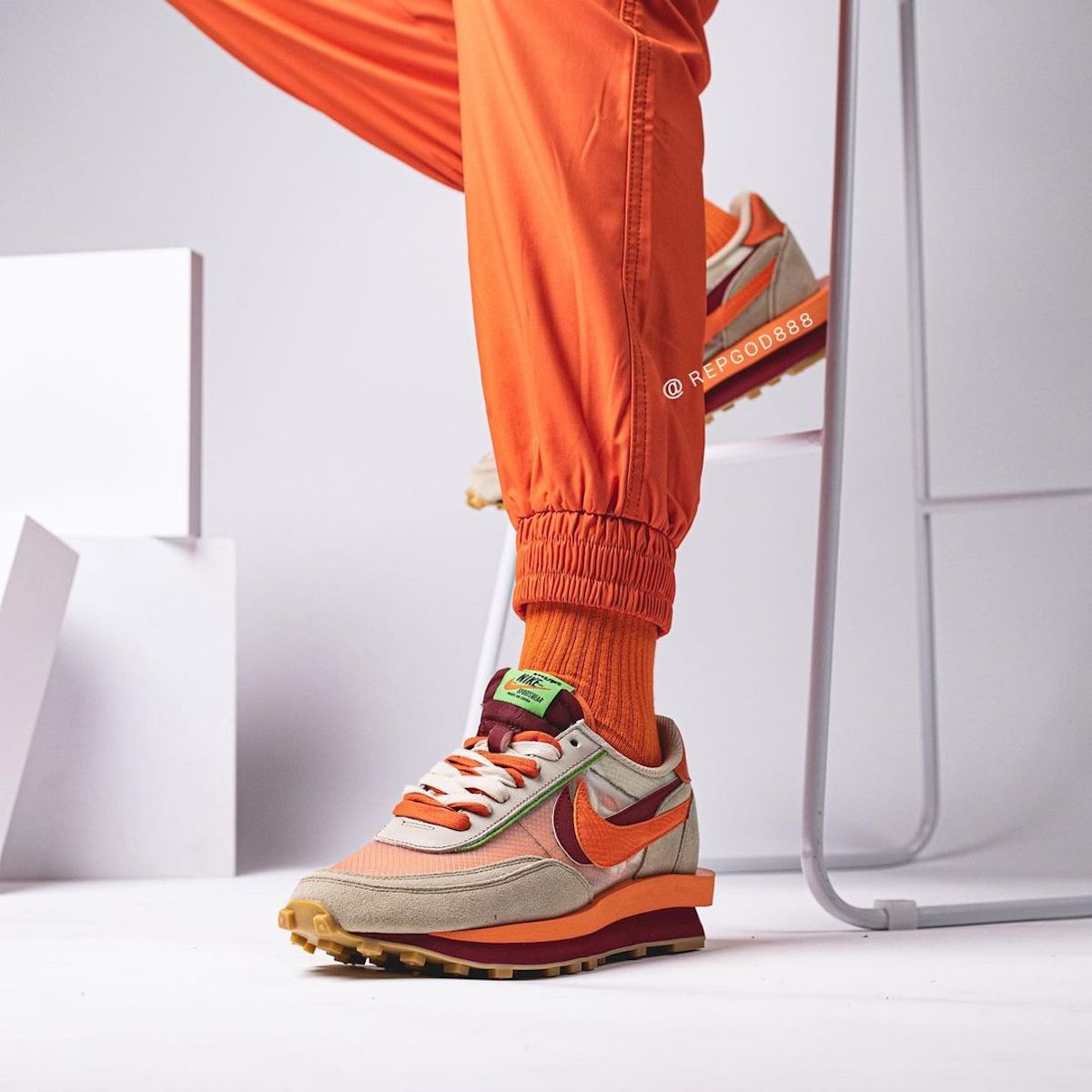 zdjecia clot x sacai x nike ldwaffle DH137-100 5