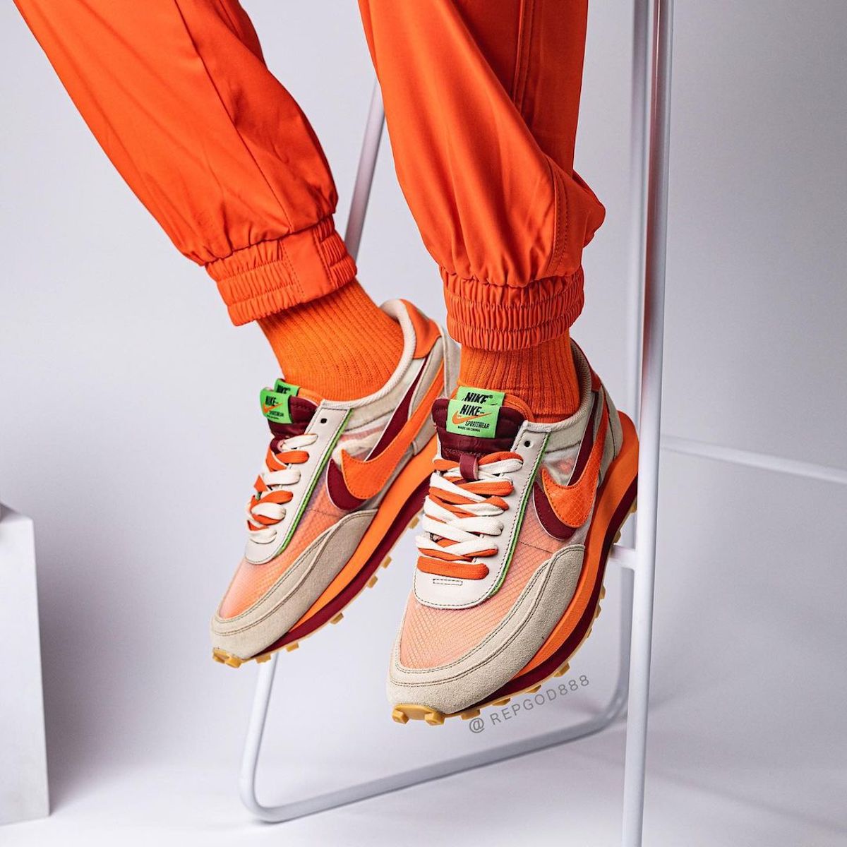zdjecia clot x sacai x nike ldwaffle DH137-100 7