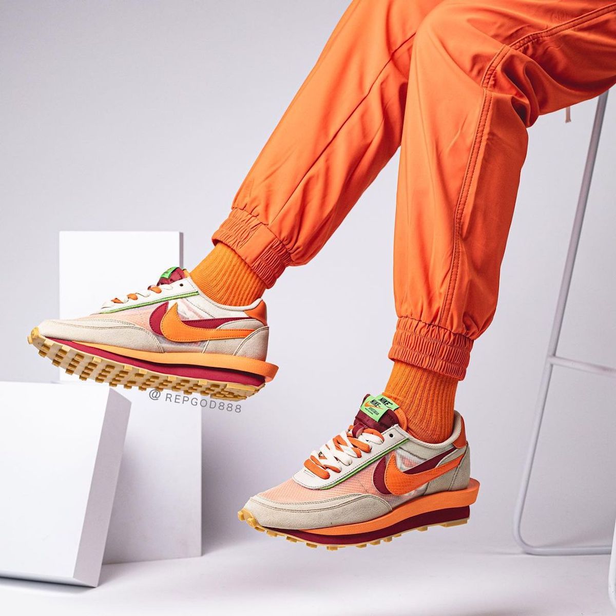 zdjecia clot x sacai x nike ldwaffle DH137-100 8