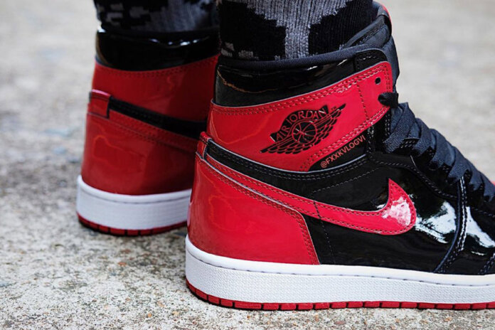 Air Jordan 1 Patent Bred 555088-063 Air Jordan 1 Patent Bred 555088-063