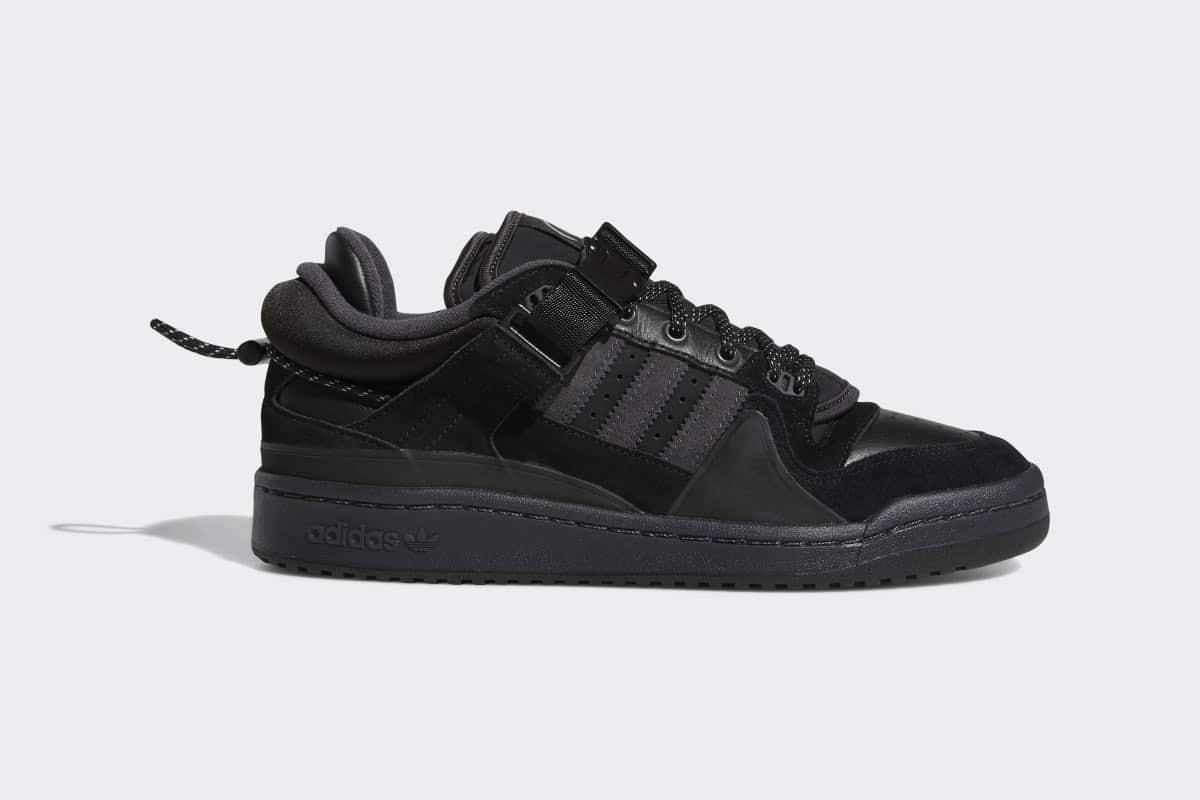 Bad Bunny x adidas Forum Buckle Low Triple Black Back To School 1