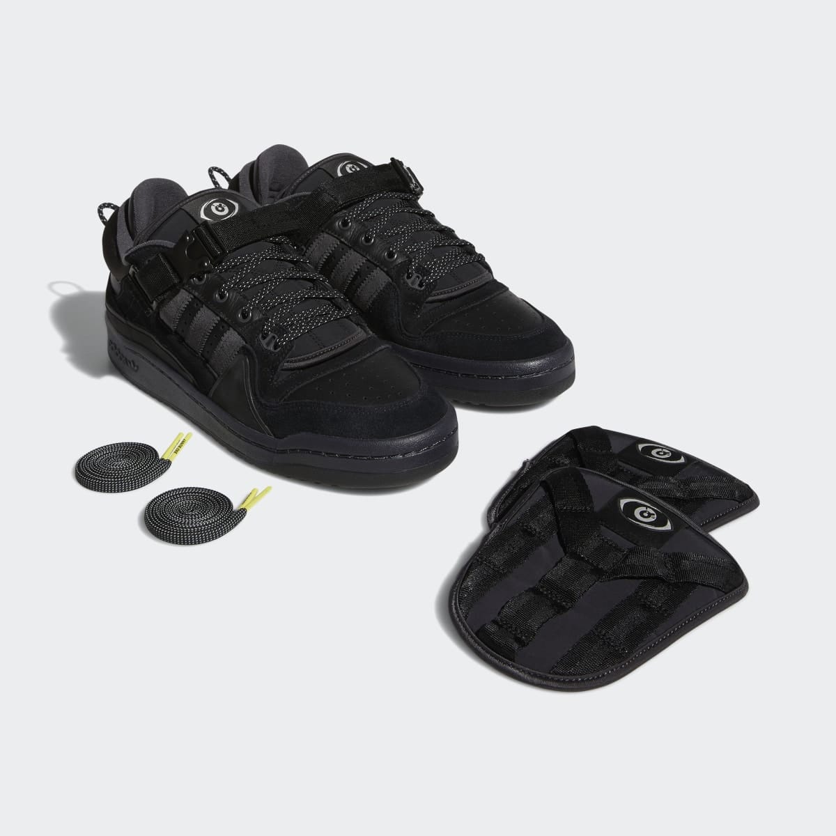 Bad Bunny x adidas Forum Buckle Low Triple Black Back To School 2