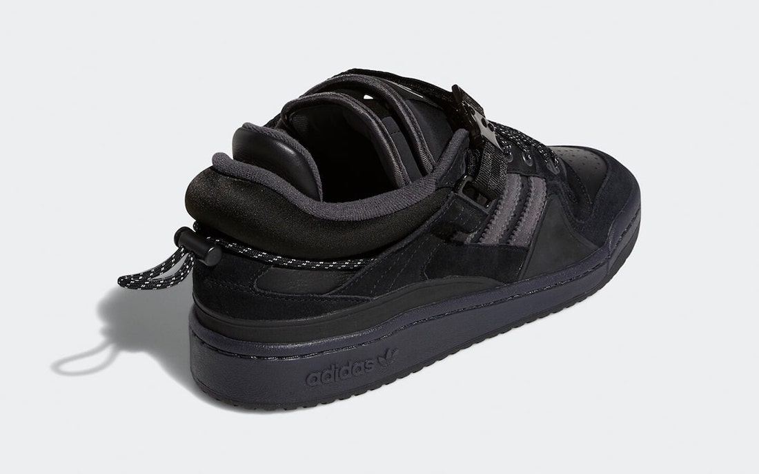 Bad Bunny x adidas Forum Buckle Low Triple Black GW5021 2