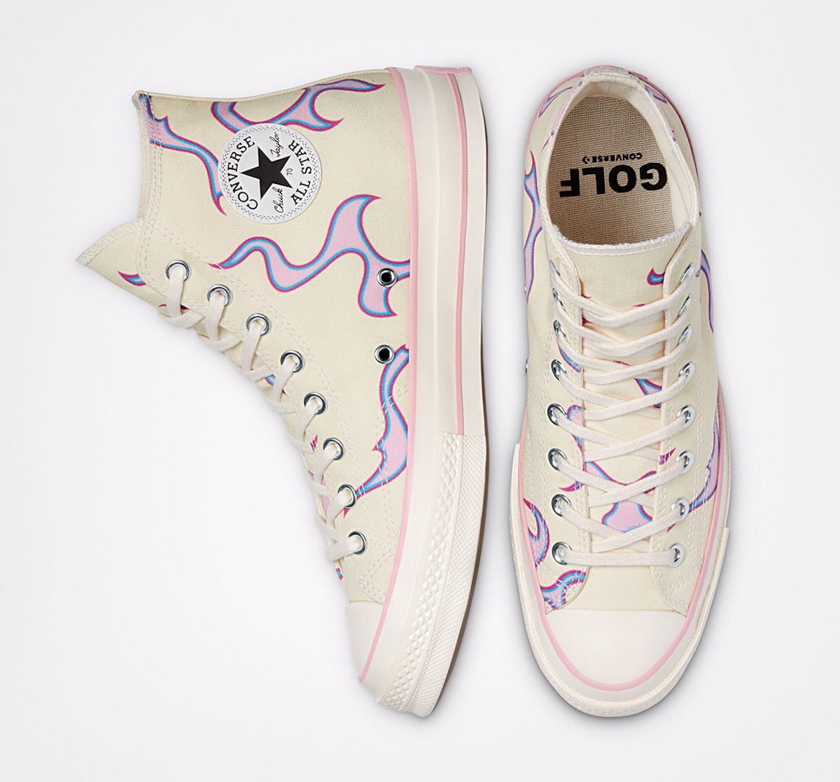 GOLF Le FLEUR x Converse Chuck 70 Yellow Flame 5