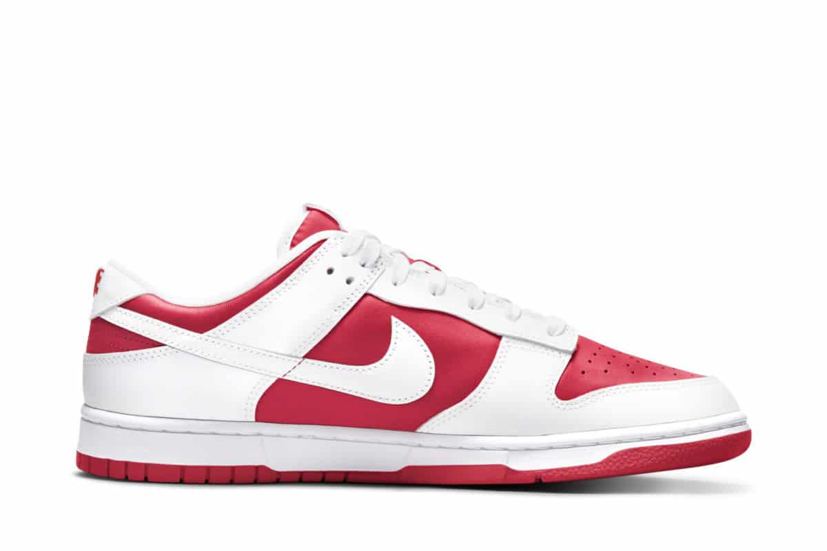 Nike Dunk Low White University Red DD1391-600 3
