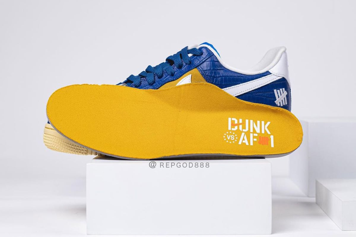 zdjecia Undefeated x Nike Air Force 1 low blue snake DM8462-400 14