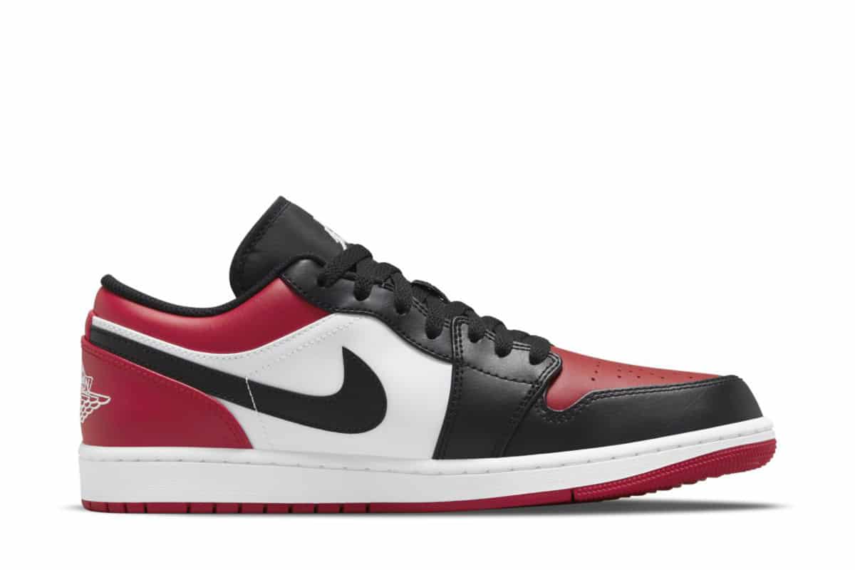 Air Jordan 1 Low Bred Toe 553558-612 3