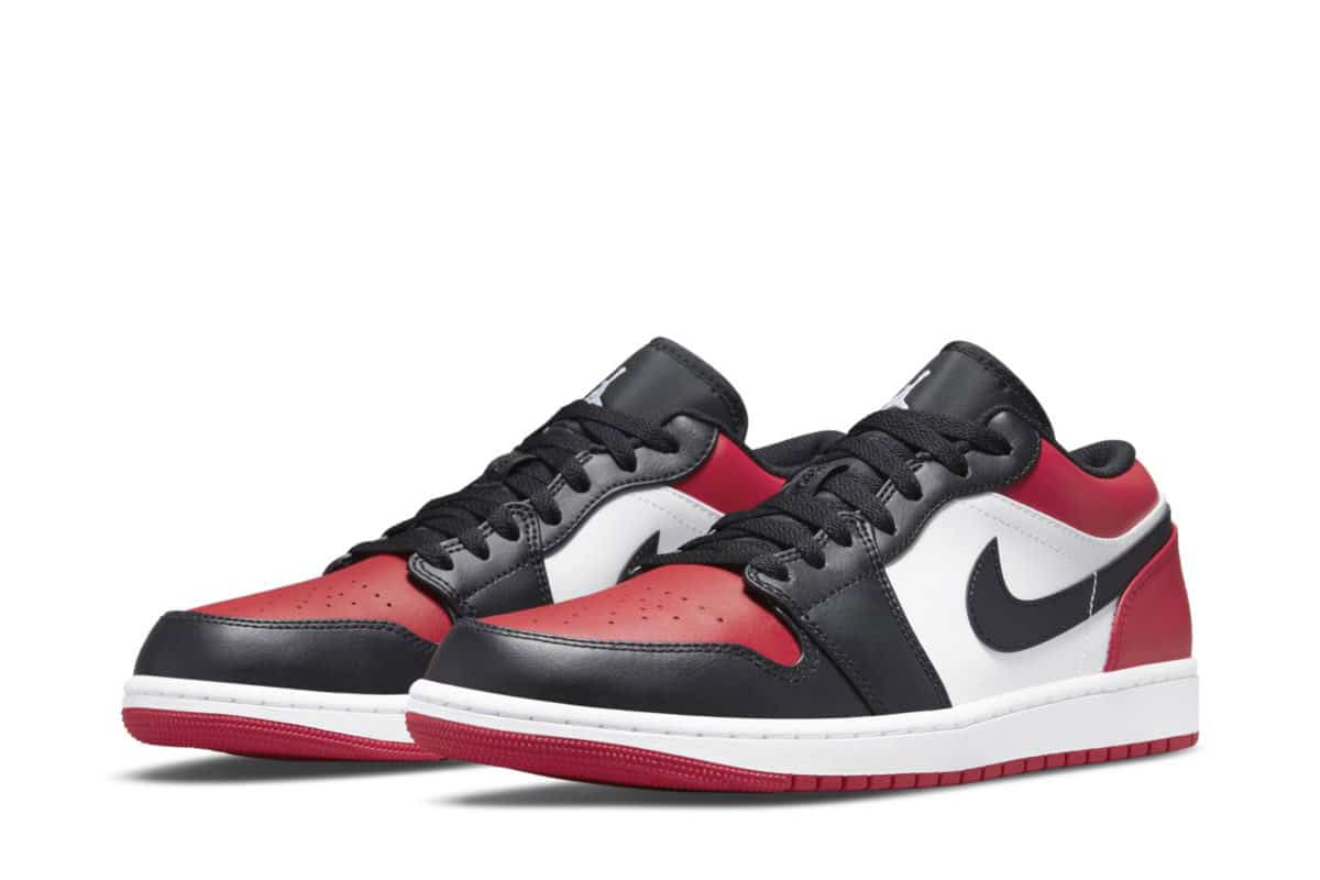 Air Jordan 1 Low Bred Toe 553558-612 4