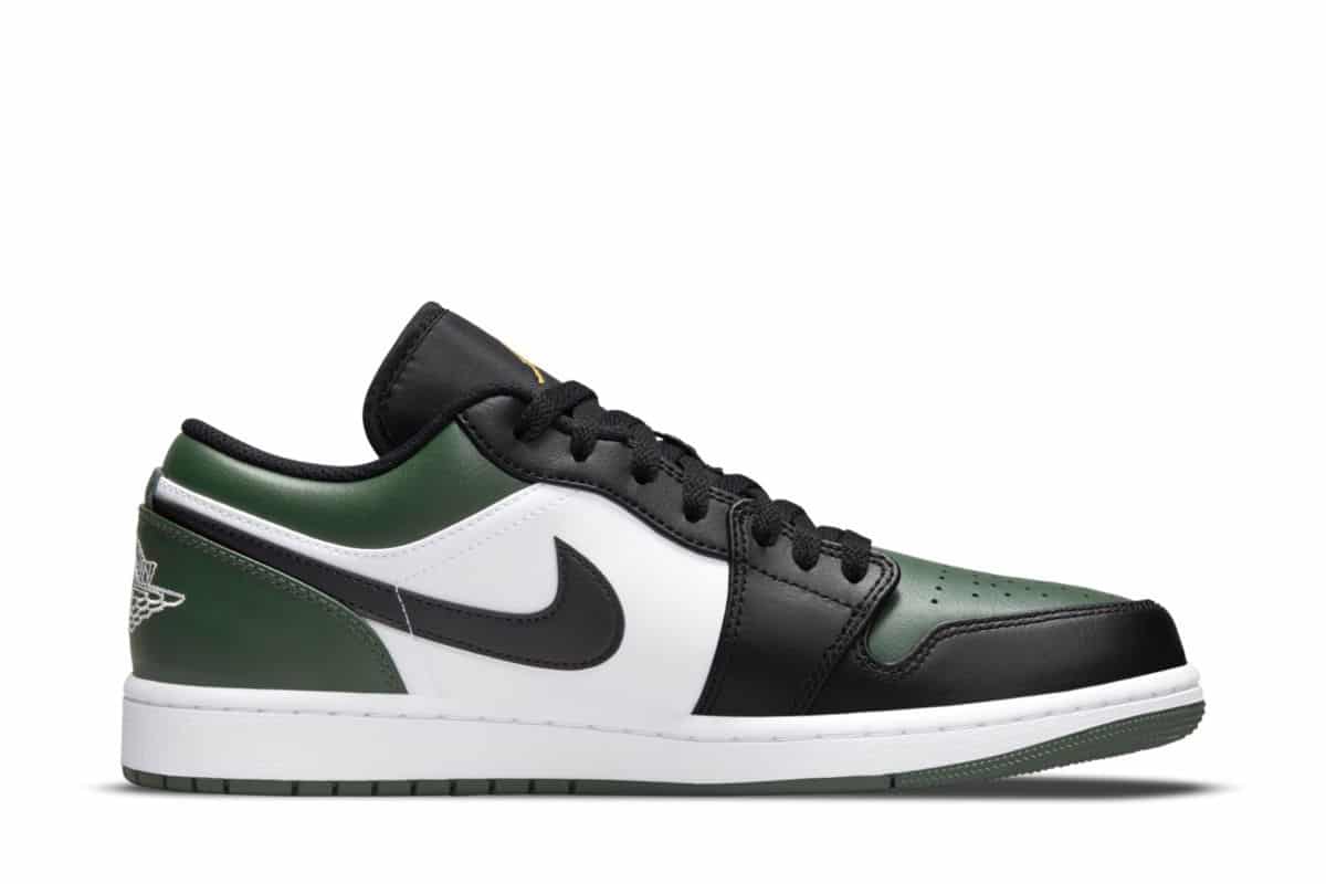 Air Jordan 1 Low Green Toe 553558-371 3