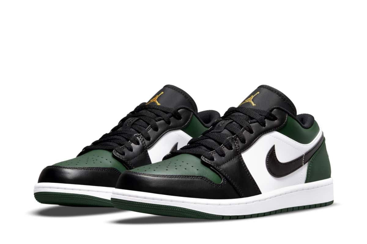 Air Jordan 1 Low Green Toe 553558-371 4