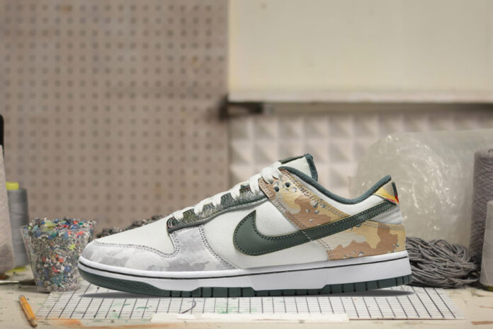 Nike Dunk Low Crazy Camo Sail DH0957-100 Nike Dunk Low Crazy Camo Sail DH0957-100