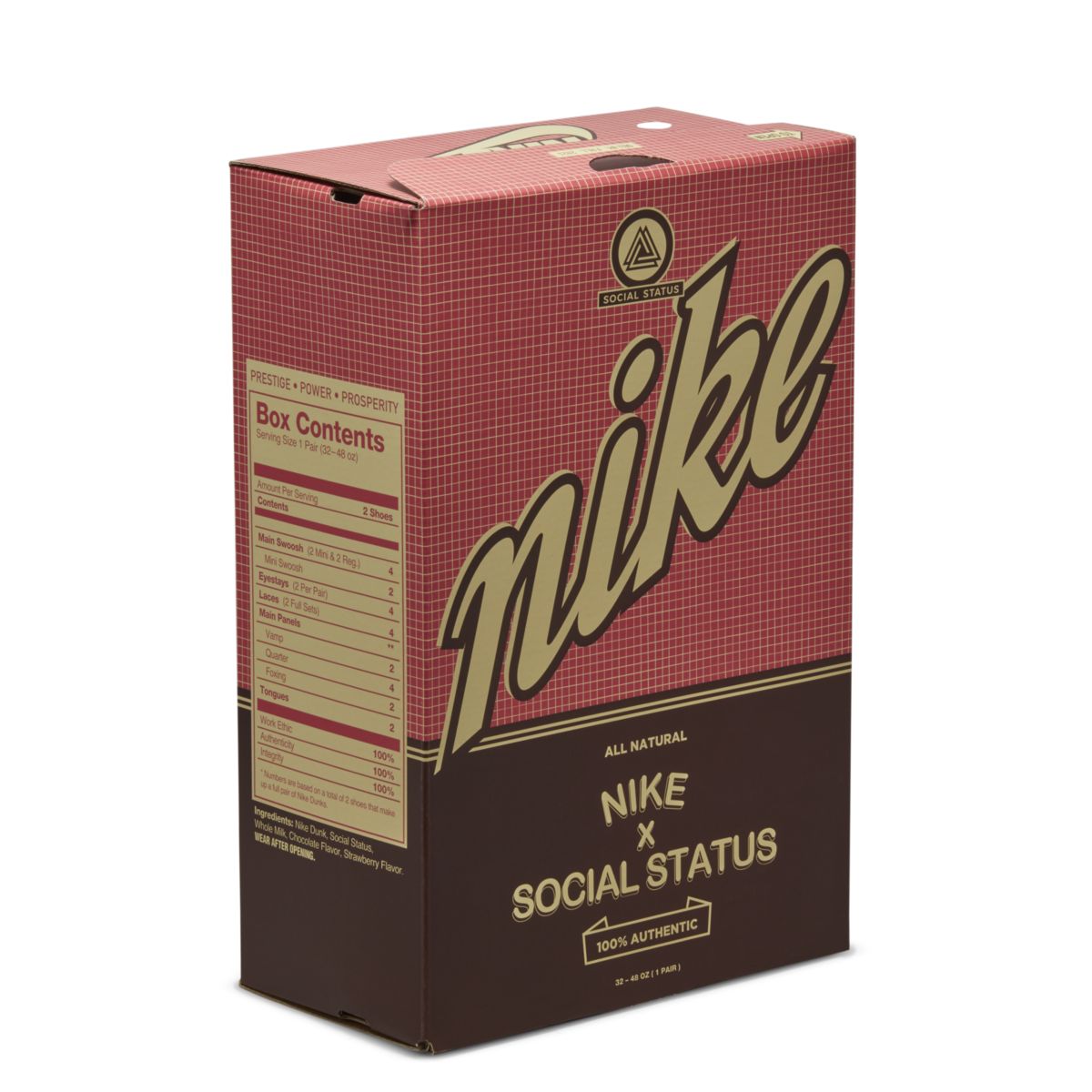 Social Status x Nike Dunk Mid Chocolate Milk DJ1173-700 0
