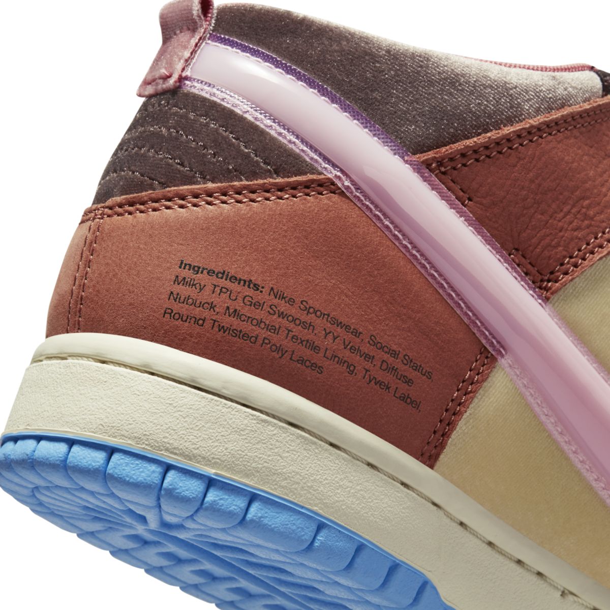Social Status x Nike Dunk Mid Chocolate Milk DJ1173-700 11