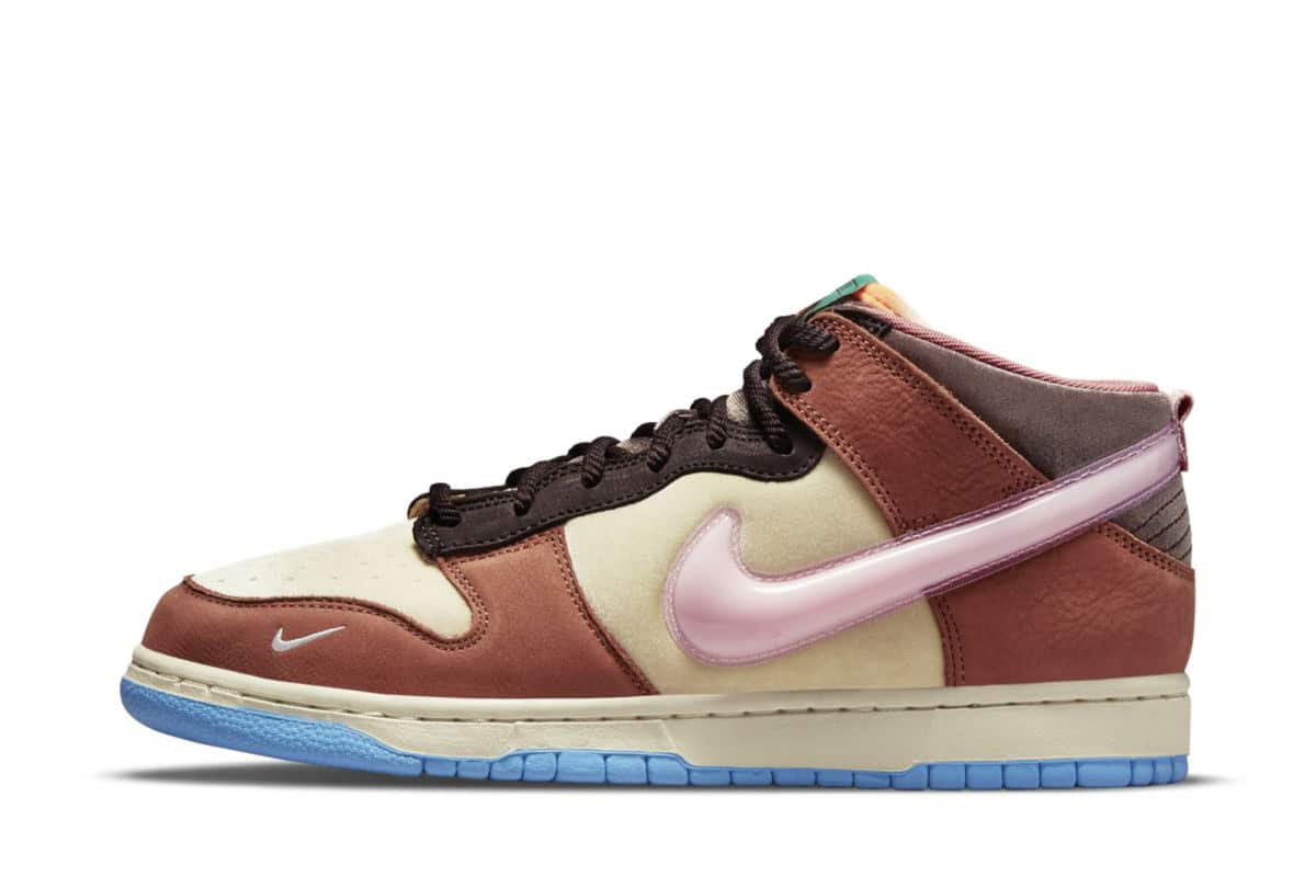 Social Status x Nike Dunk Mid Chocolate Milk DJ1173-700 2